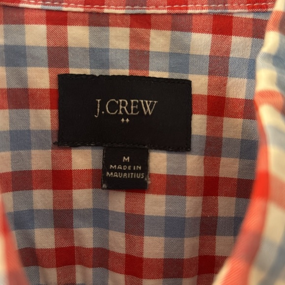 J. Crew plaid button down size medium - Picture 3 of 5